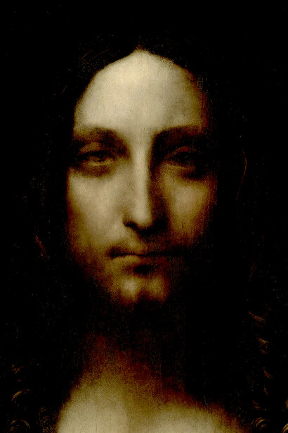 Salvator Mundi, detalhe