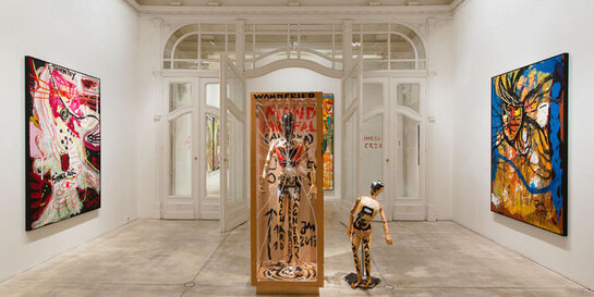 Jonathan Meese, Exhibition view. Courtesy of Galerie Krinzinger