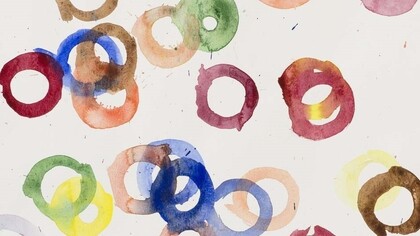 Milan Grygar, acquerello su carta, 2013, cm 40x32