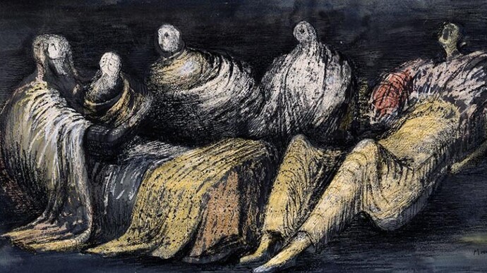 Henry Moore at Fonds Hélène & Édouard Leclerc. Courtesy of Henry Moore Foundation