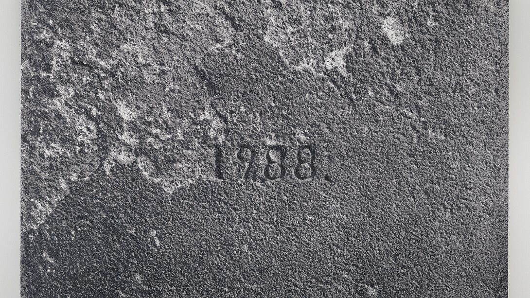 Paul Sietsema, 1988, 2014, Acrylic ink on linen mounted to panel, 49 x 71 1/4 inches. ©Paul Sietsema, Courtesy Matthew Marks Gallery