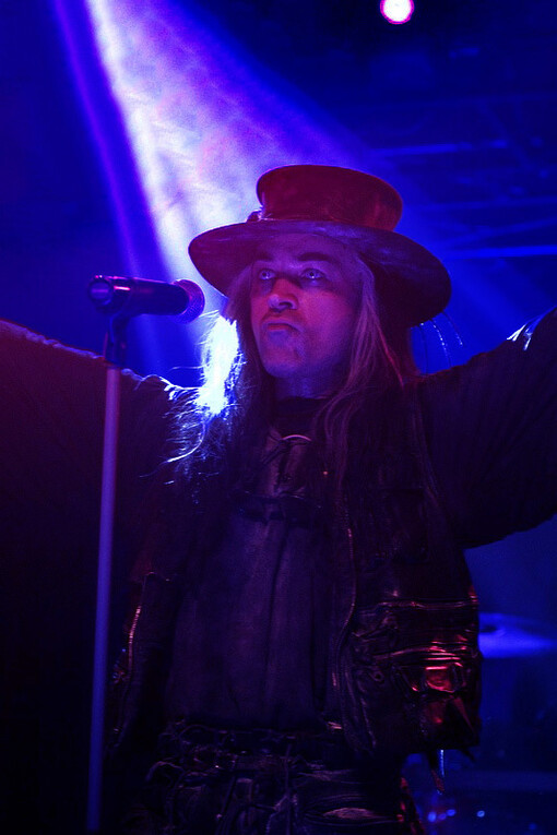 Carl McCoy, de Fields of the Nephilim, Katowice, Mega Club, 6 mai 2011