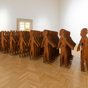 Mario Ceroli, Ceroli totale, veduta della mostra. Per gentile concessione di Galleria Nazionale d’Arte Moderna e Contemporanea © Alessandro Vasari