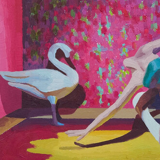 Kate Meissner, Swan song (Study) (detail), 2026. Courtesy of Lyles & King