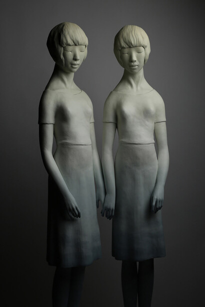 DCG, Gosia_Into the Ocean, Polymer Gypsum, 9 X 17 X 43"