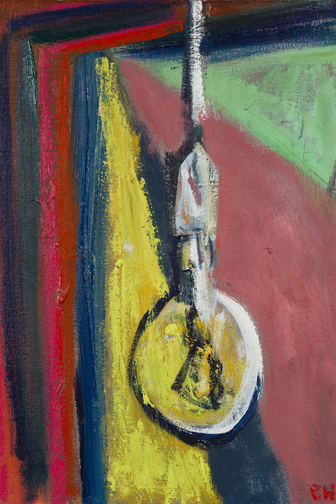 Paul Housley, Humbug Beerbulb, 2015, Oil on Canvas, 40,5 x 30 cm, framed: 42,5 x 32,5 x 4 cm