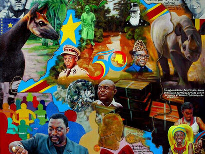 J.P. Mika, "50 ans Independance", 2010,
Oil on canvas, Private collection, Linz