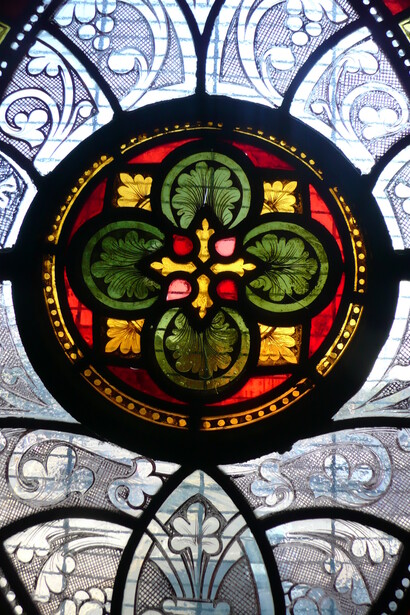 Dublin, Christ Church, vidrada (pormenor). Fotografia Tatiana Sato    