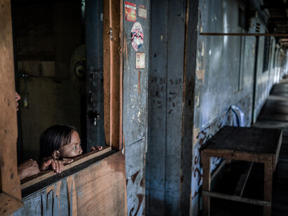 Longhouse Dayak del Kalimantan Timur - Foto di Riccardo Gallino