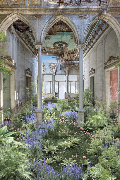 Ryan Koopmans & Alice Wexell, Heights (detail), 2022. Courtesy of Leila Heller Gallery