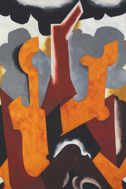 Natalia Goncharova: Bathers (1922). The State Tretyakov gallery. © The State Tretyakov gallery