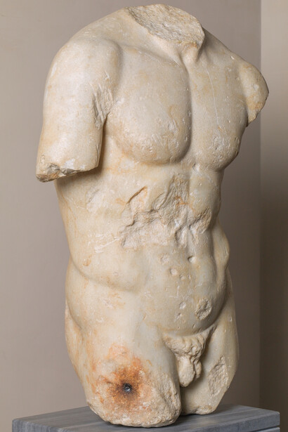 Púgil, Taller romano, Mármol, 85 cm, 50 - 70. Madrid, Museo Nacional del Prado