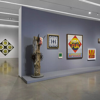 Robert Indiana, The American dream, exhibition view. Courtesy of Pace Gallery