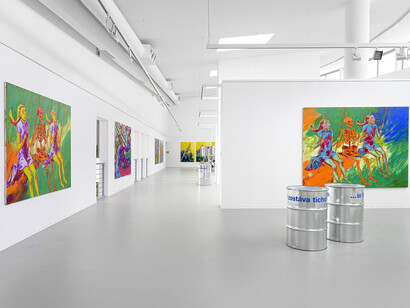 Lubomír Typlt, I came back, though we did not miss each other, exhibition view. Courtesy of Danubiana