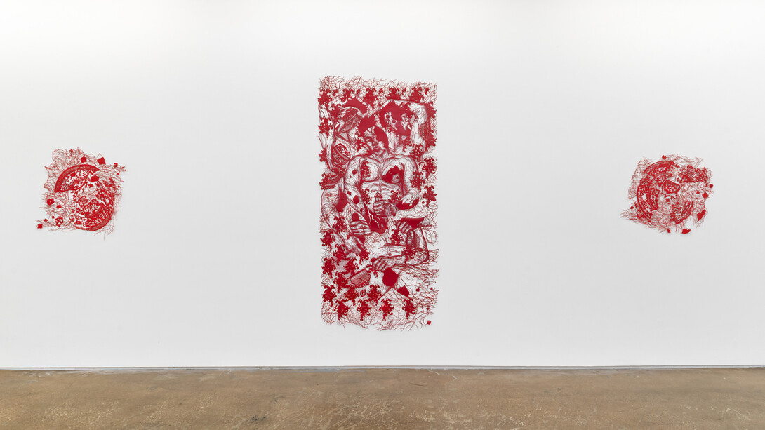 Antonius-Tín Bui, There are many ways to hold water / without being called a vase, installation view. Courtesy the artist and Monique Meloche