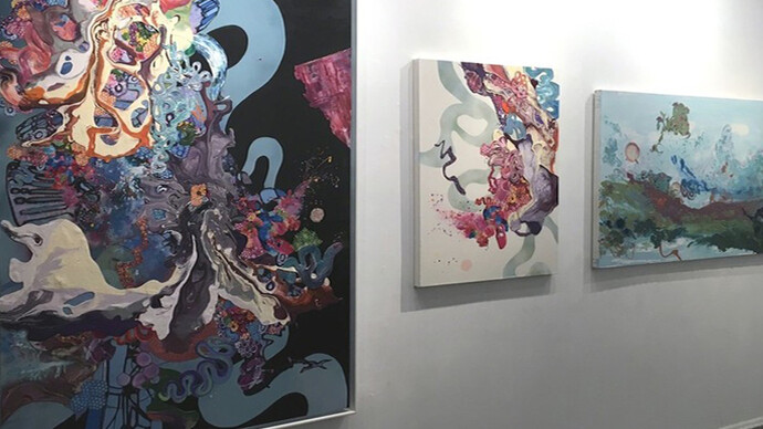 Through her Eyes, Exhibition view. Courtesy of Elisa Contemporary Art