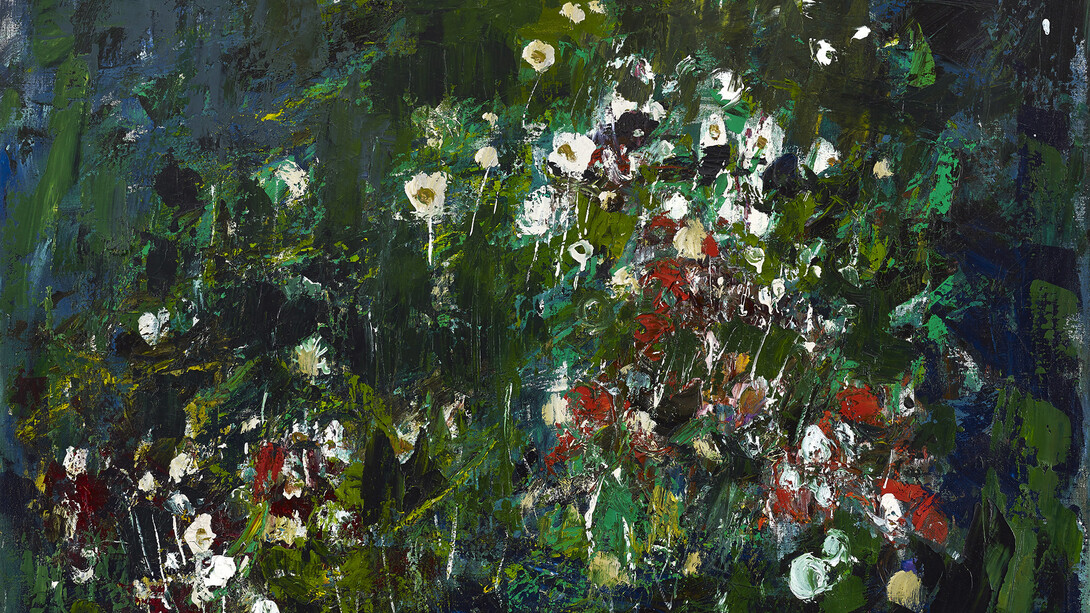 Anne Redpath, Wild Flowers on a Bank, oil on canvas, 71 x 91.5 cm