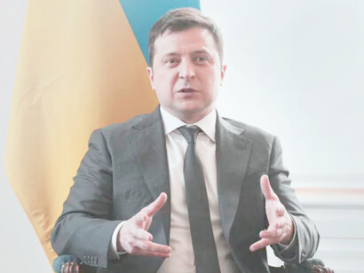 Ukraine President Volodymyr Zelensky