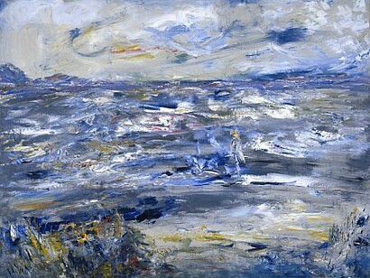 Jack B. Yeats, *Queen Maeve Walked upon this Strand*, 1950. Öl auf Leinwand, 91,5 x 122,0 cm. Scottish National Gallery, Edinburgh