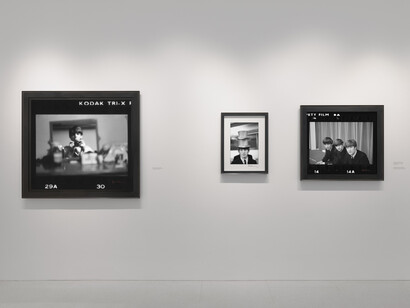 Paul McCartney, Rearview mirror: Liverpool–London–Paris, exhibition view. Courtesy of Gagosian 