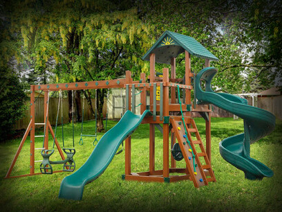 Sin titubeos, iba dispuesto a recorrer el mundo: un parque con columpios a pocos kilómetros a la redonda