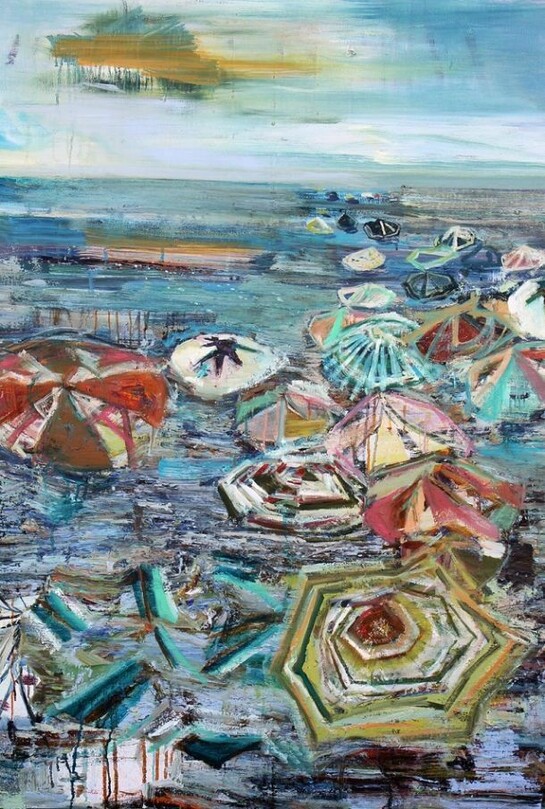 Shurts, Good-Bye, My Fair Weather Friend (2013), oil on canvas, 50x35