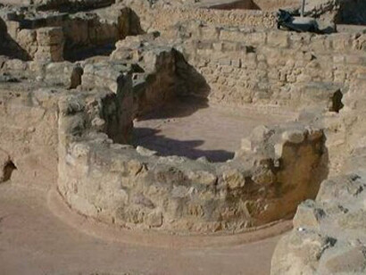 Terma de Popilio, en el conjunto arqueológico del Tossal de Manises, antigua ciudad ibero-cartaginesa-romana de Akra-Leuka o Lucentum, en Alicante, España