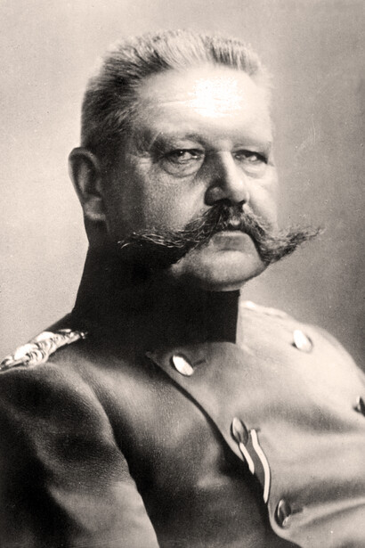 Paul von Hindenburg dirigió en gran parte la política de Alemania durante la segunda mitad de la Primera Guerra Mundial