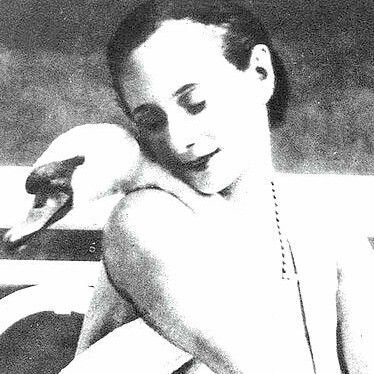 Con Jack, su cisne 