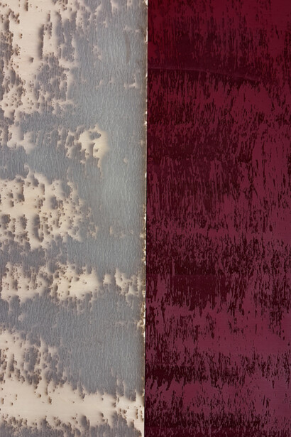 Joyce Billet, Dichotomy (Red), 2025. Courtesy of Mindy Solomon Gallery