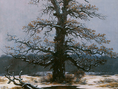 Caspar David Friedrich:Roble en la nieve(1828-1829 )