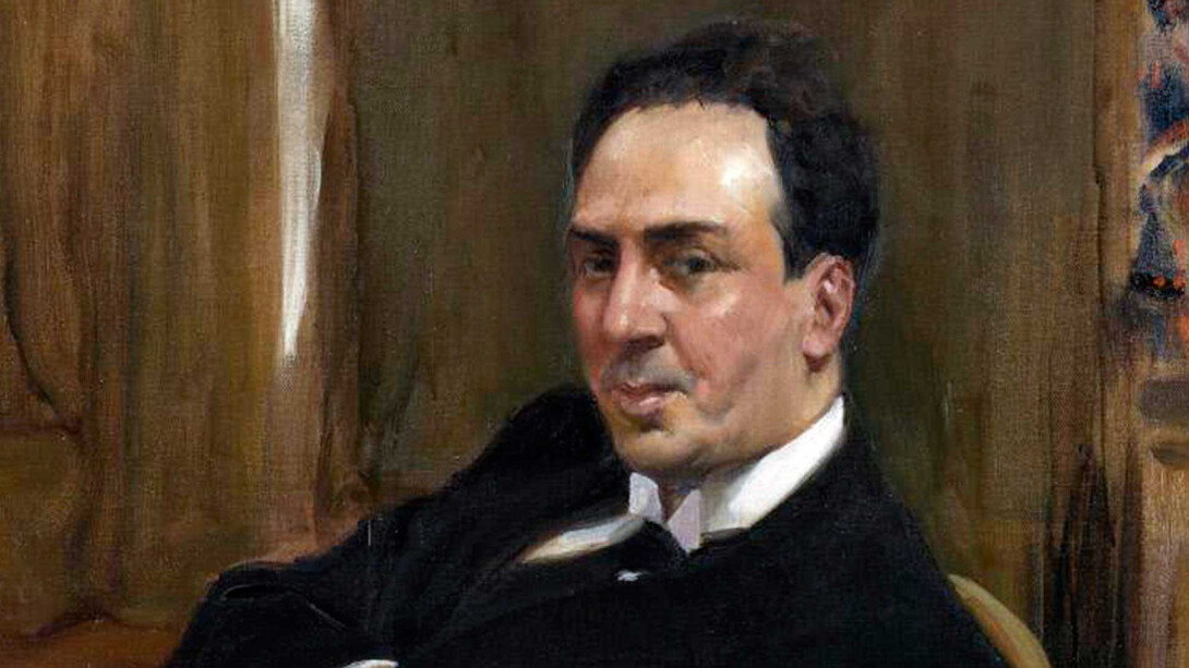 Retrato de Antonio Machado por Joaquín Sorolla