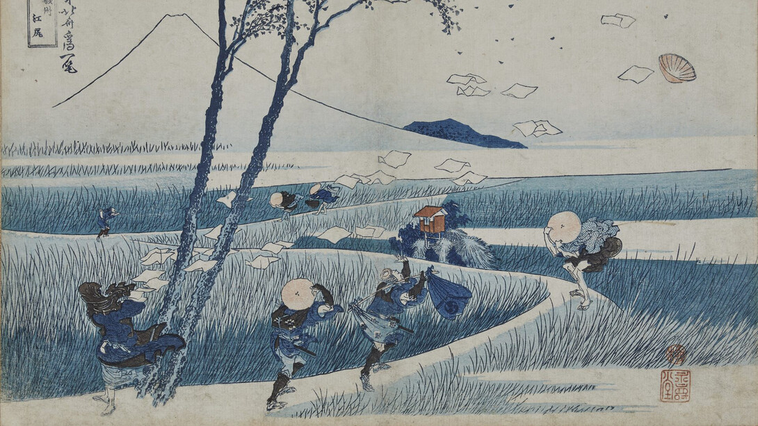 The great wave digital 2.0, artwork in exhibition. Courtesy of Moa Museum of Art