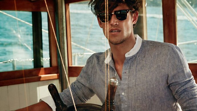 Jordan Stenmark en una campaña para la firma de moda COS