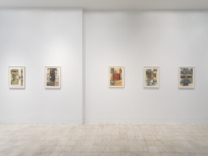 Robert Rauschenberg, Arcanums, exhibition view. Courtesy of Gladstone Gallery