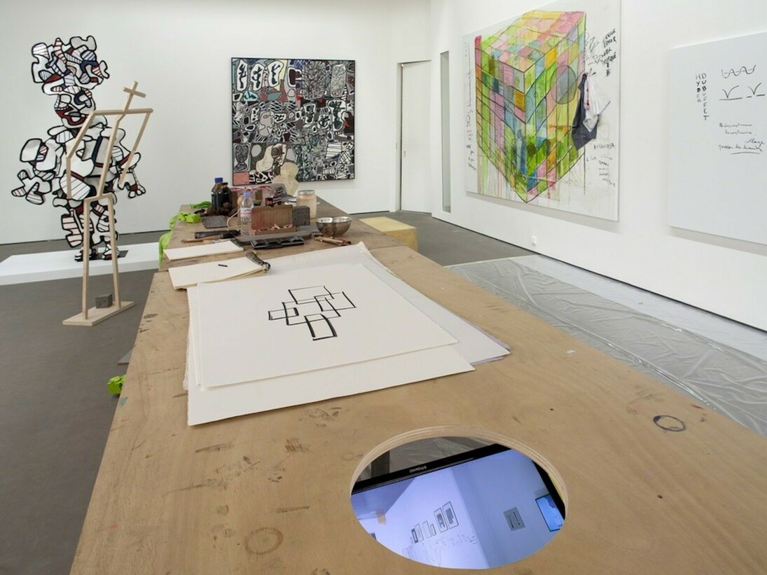 HyberDubuffet, Exhibition view. Courtesy of Galerie Nathalie Obadia 