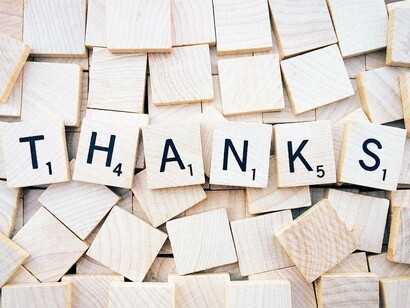 We should give "thanks" to those who help us pronounce words correctly and to those who don't