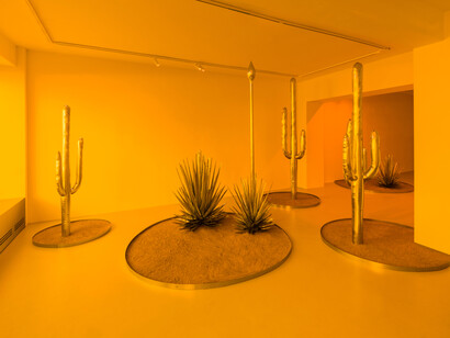 Stefan Knauf, When beginnings end, exhibition view. Courtesy of Robert Grunenberg