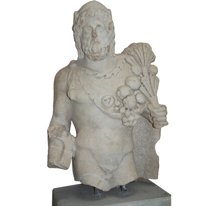 Silvanus ( 2nd – 3rd century AD), Marble, h. 71cm, Courtesy: Soprintendenza Speciale per I Beni Archeologici di Roma