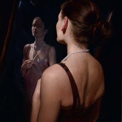 Jon Bøe Paulsen (Norway), 'Dead Ringer', 2014, Oil on canvas, 46 x 42 cm
