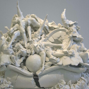 The Search for a New Myth, Rachel Kneebone, 2015. © Rachel Kneebone. Photograph © Victoria and Albert Museum, London