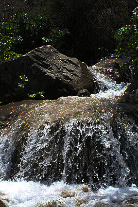 Waterflow at Zaamin National Park, the city of Zaamin, Jizzakh region, Uzbekistan