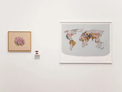 Tiffany Chung, Crossroads of time, exhibition view. Courtesy of Max Estrella Gallery