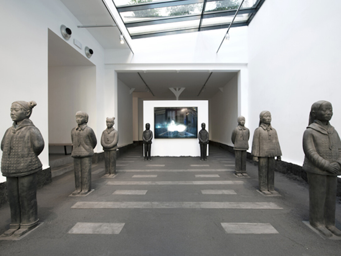 Vue de l'exposition "Contemporary Archeology ", Galerie Templon, Bruxelles 
