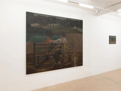 Miguel Afa, Um céu para caber (A sky to fit), exhibition view. Courtesy of A Gentil Carioca