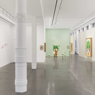 Javier Calleja, One true tree for... exhibition view. Courtesy of Almine Rech 