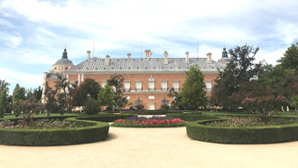 Una parte del Jardín del Parterre, detrás del Palacio Real de Aranjuez. Foto: Luko Hilje