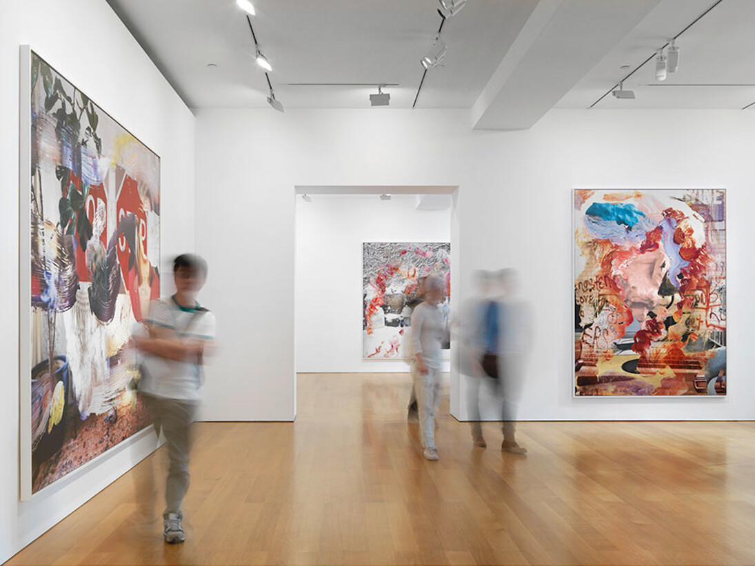 Foamcore, Exhibition view. Courtesy of Gagosian
