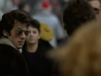 Cameo di Sylvester Stallone nei panni di Rambo in "Stayin' Alive", 1977
