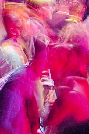 En el festival también había visto que la luna se movía
